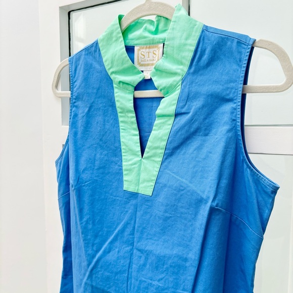 Sail to Sable Color Block Shift Dress - Picture 5 of 9